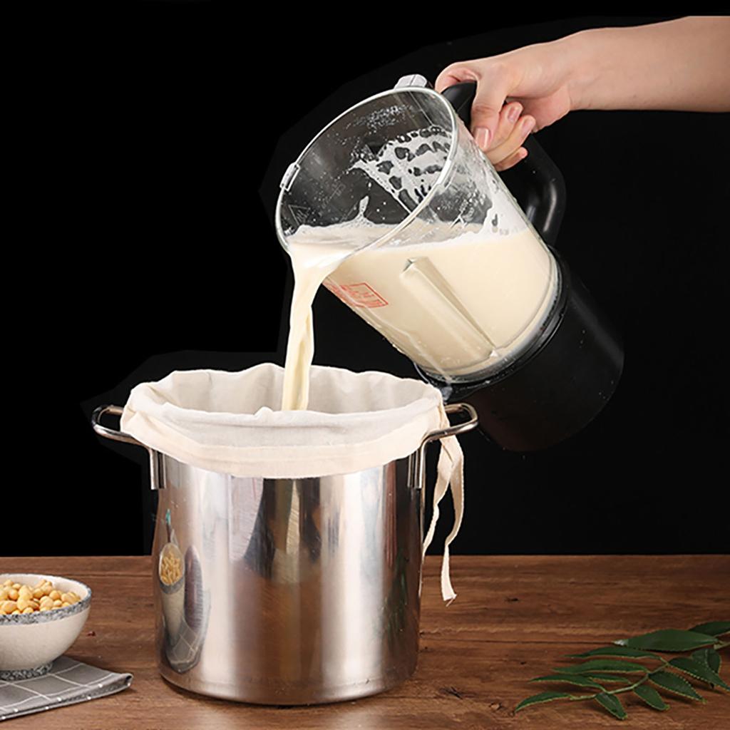 Soy Milk Wine Filter Bag Nut Milk Bag Tea Coffee Oil Yogurt Filter Net Mesh Reusable Nylon Filter Bags Food Strainers