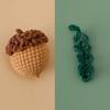 Handcrafted Crocheted Acorn Pendant Exquisite Craftsmanship and Natural Beauty Hangings Decoration for Bags Backpacks