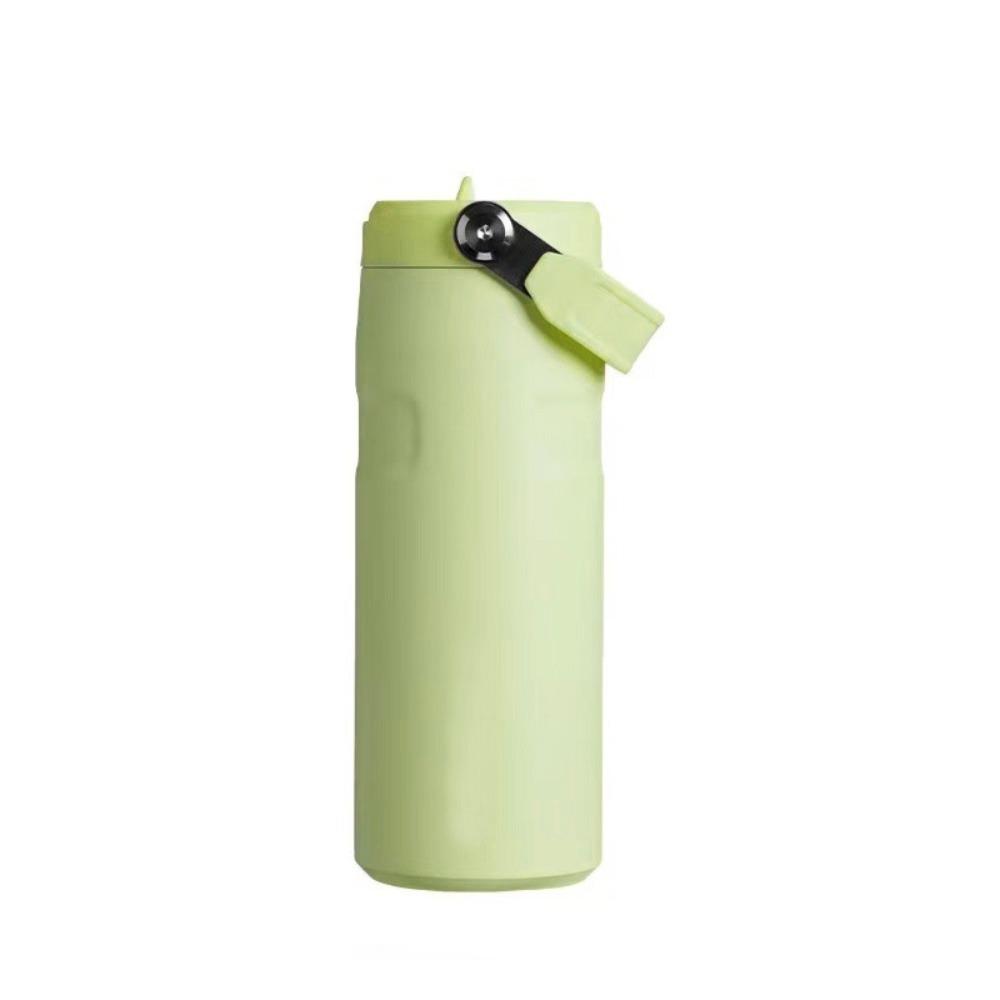 

Double-Layer Thermal Cup Stainless Steel Travel Cup Portable Insulated Sports Bottle Gym зелений