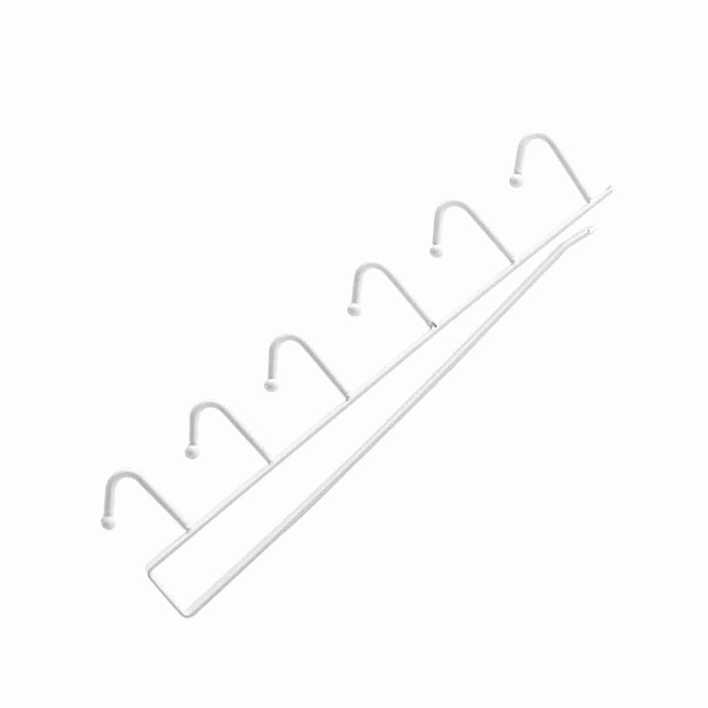 Multi Functional Kitchen Storage Rack Cupboard Shelf Hanging Hook Wardrobe Organizer Holder