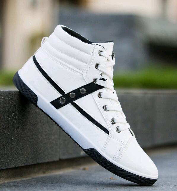 Fashion 2024 New Men Boots For Men Leather Boots Breathable Spring Autumn Summer Fashion Men Shoes Casual Big Size GHN89