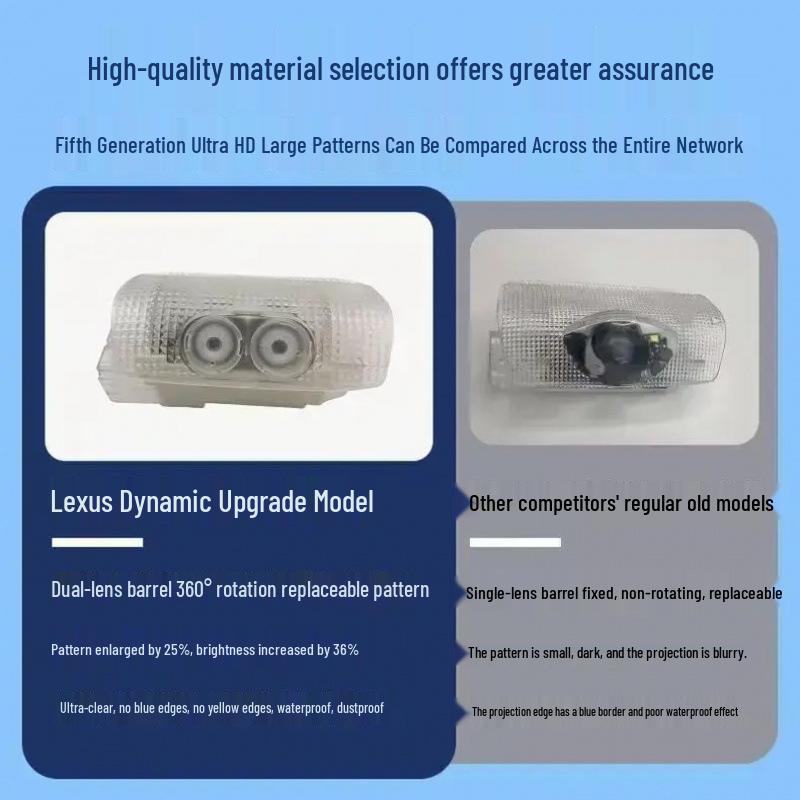 Lexus ES Dynamic Edition Welcome Door Lights for ES200, 300h, RX, IS, LS, UX, LM Models
