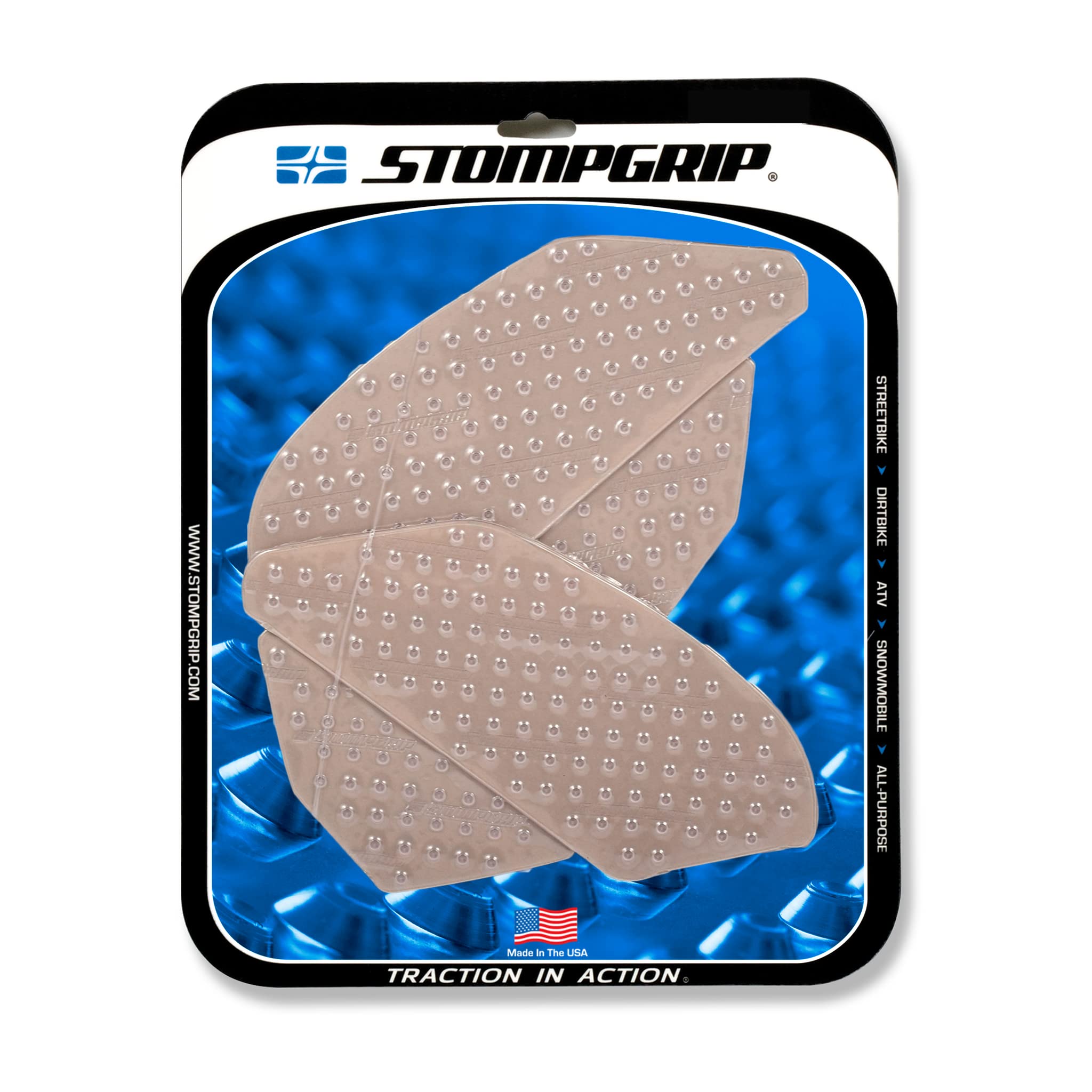 

Stomp Grip Traction Pad Tank Kit, Clear, for Volcano YZF-R1 2009-2014, part number 55-10-0007C