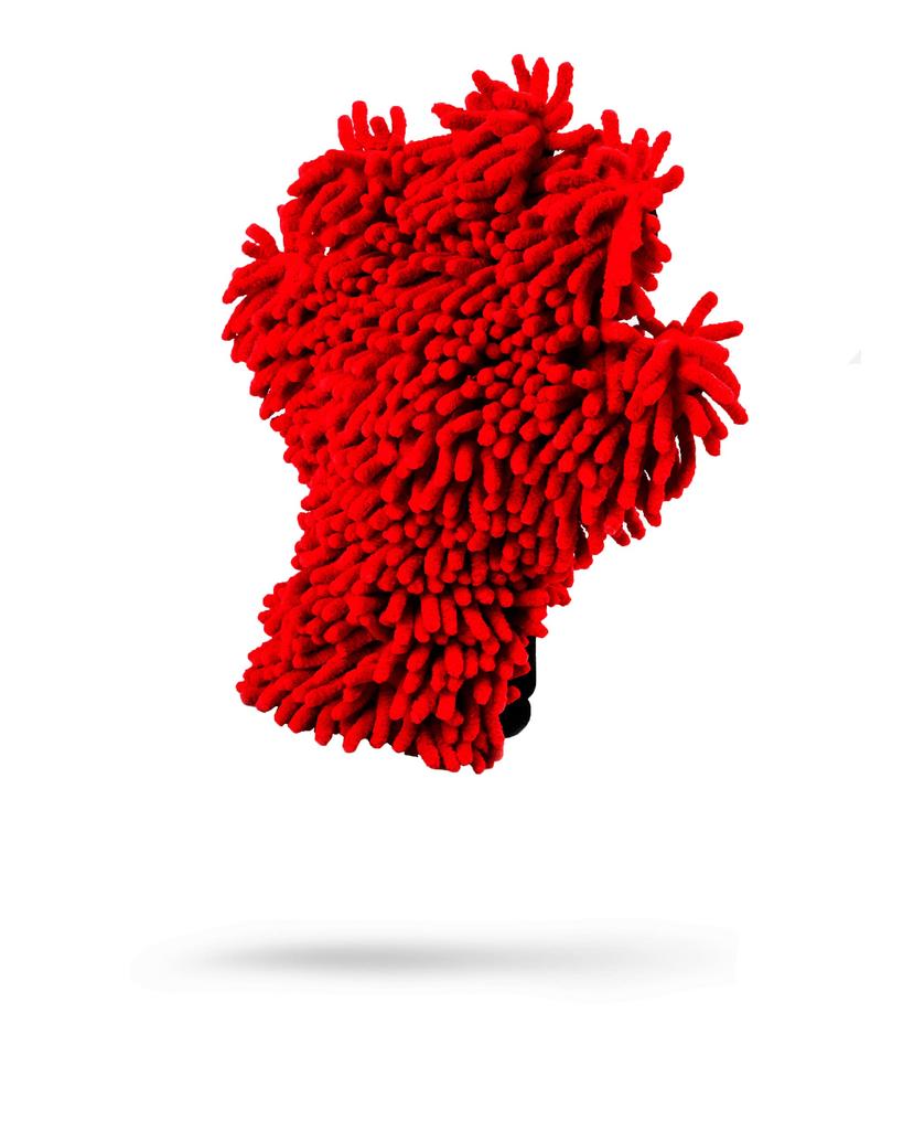 Polishes Microfiber Dual Wash Mitt Soft Chenille Microfiber for Safe Cleaning Scrubbing Surface Removes and Other Hard to Remove Buildup Adam's -