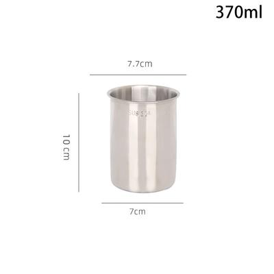 150Ml/250Ml/370Ml Stainless Steel Beer Mug Coffee Tea Wine Milk Tumbler Portable Travel Office Water Cup Drinkware