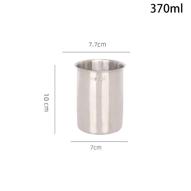 150Ml/250Ml/370Ml Nerezová ocel Hrnek na pivo Káva Čaj Víno Hrnek na mléko Nádobí