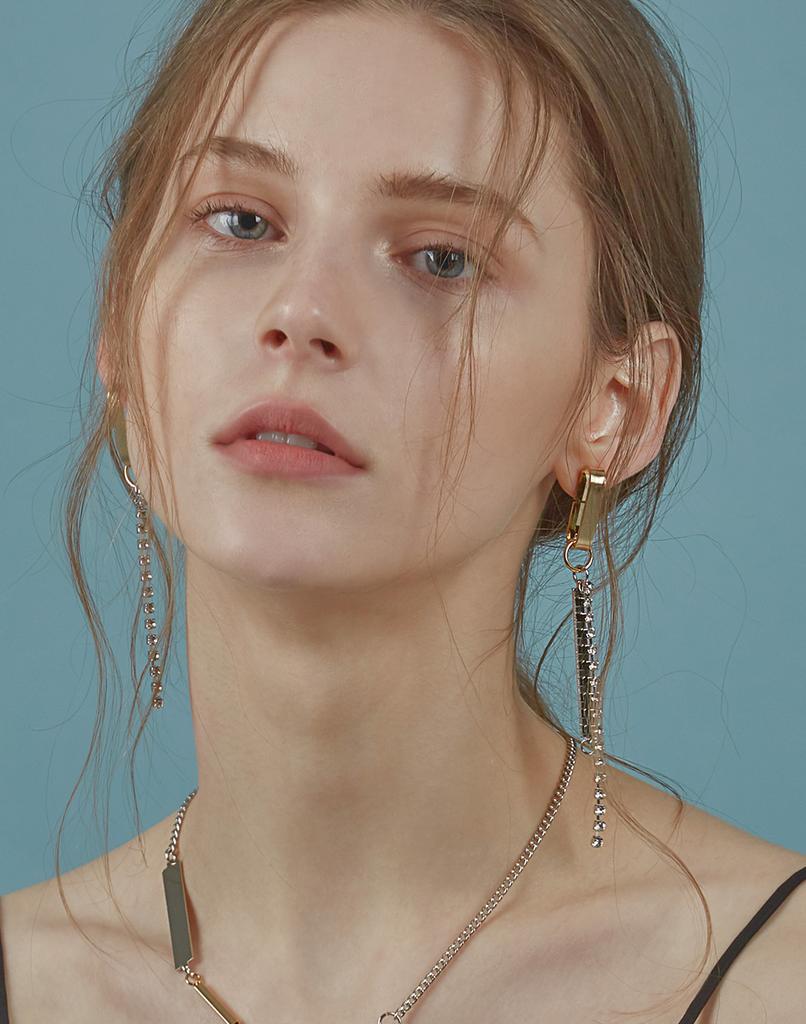 803Studio Crystal Bar Drop Earrings