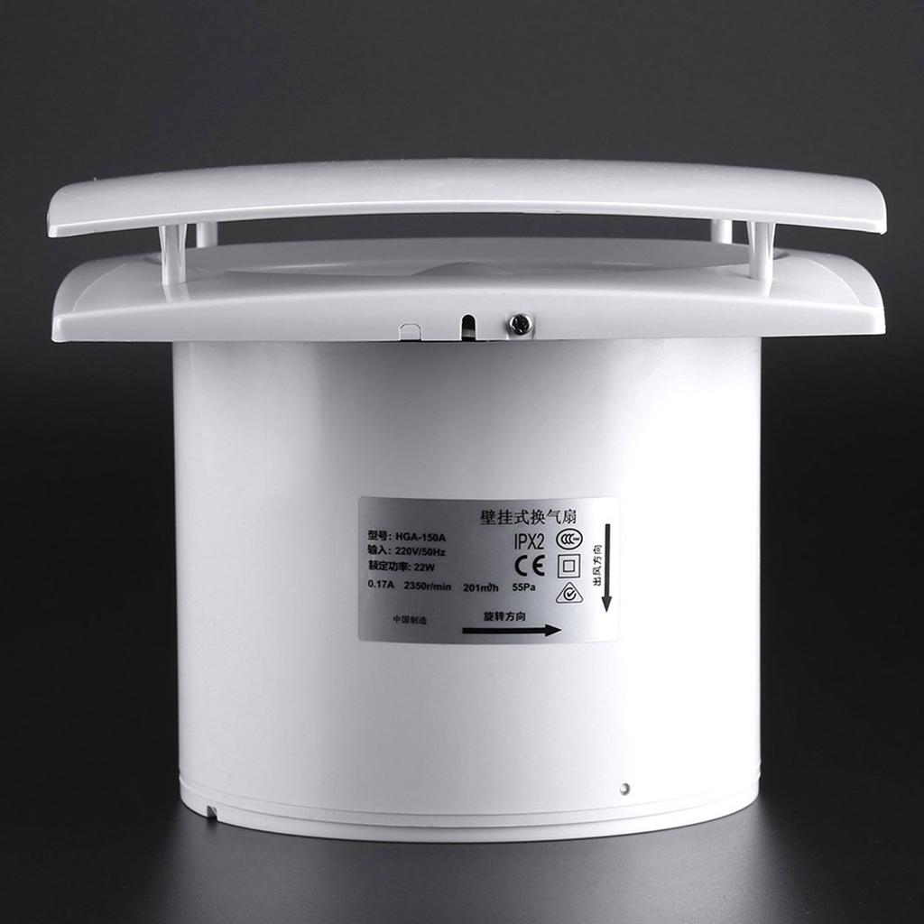 Kitchen Bathroom Ceiling Wall Mounted Ventilation Exhaust Fan Home Ventilating System
