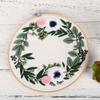 Diy Handmade Embroidery Material Package, Simple And Elegant Flowers And Plants European Style, Needle And Thread Set.