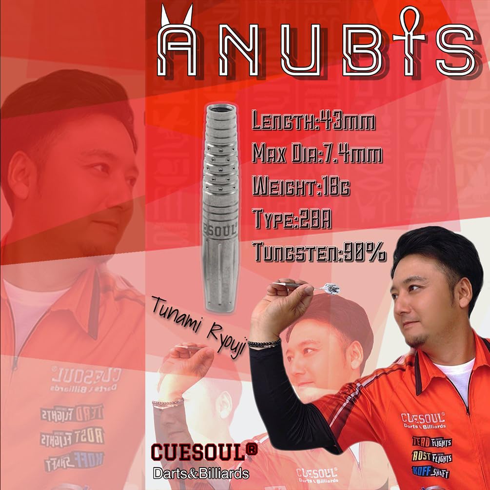 CUESOUL Anubis Soft Tip Tungsten Golf Clubs of Ryoji Tsunami Model 90% (Set 3) - (CSDP-BS013)