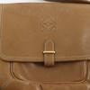 Loewe Anagram Shoulder Bag Brown Calfskin Women Used