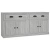 Buffet - Maison Exclusive - Sonoma gris - Bois d'ingénierie - 2 pcs (70 x 35,5 x 67,5 cm)