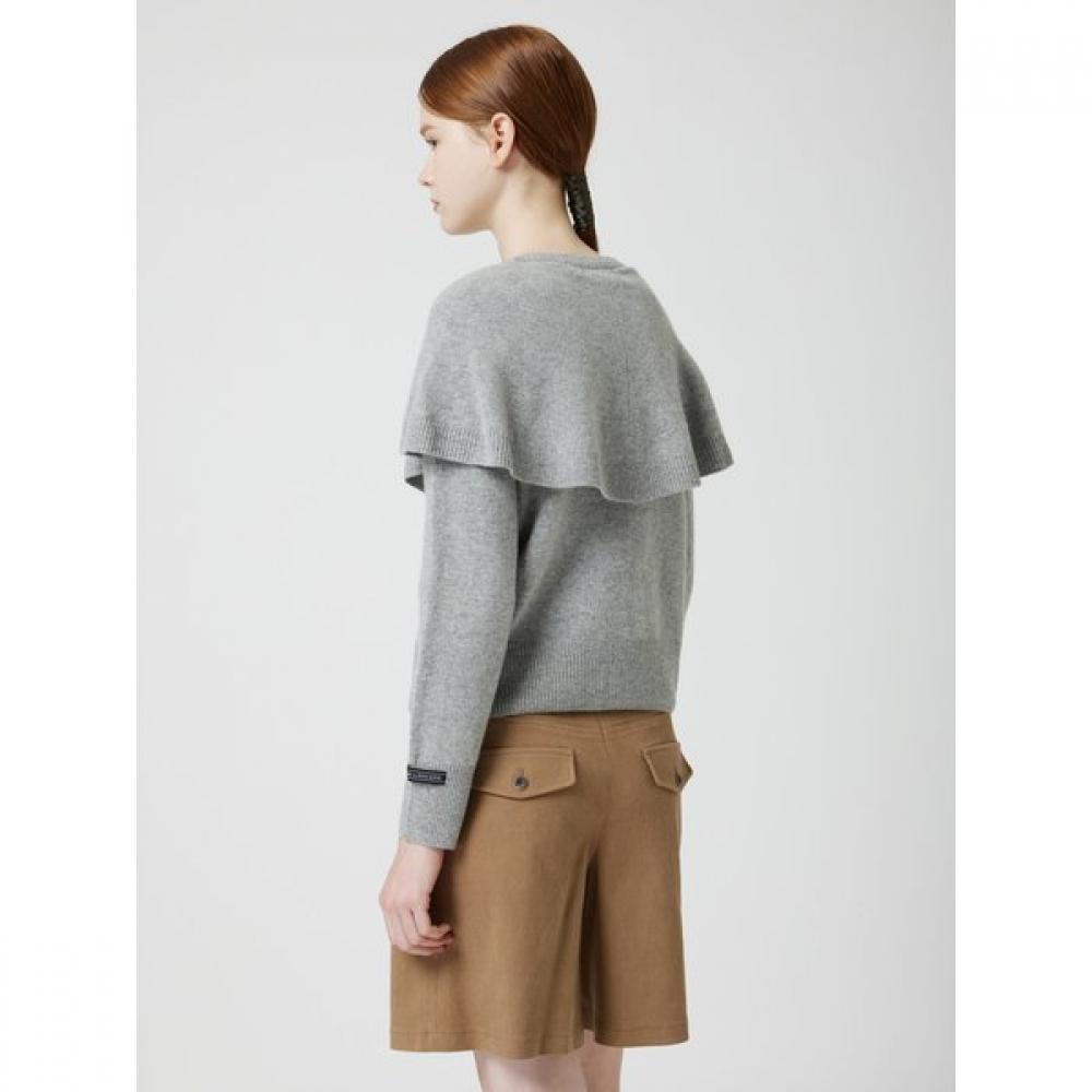 Cc Collect Cashmere Blended Cape Cardigan C254ksl144