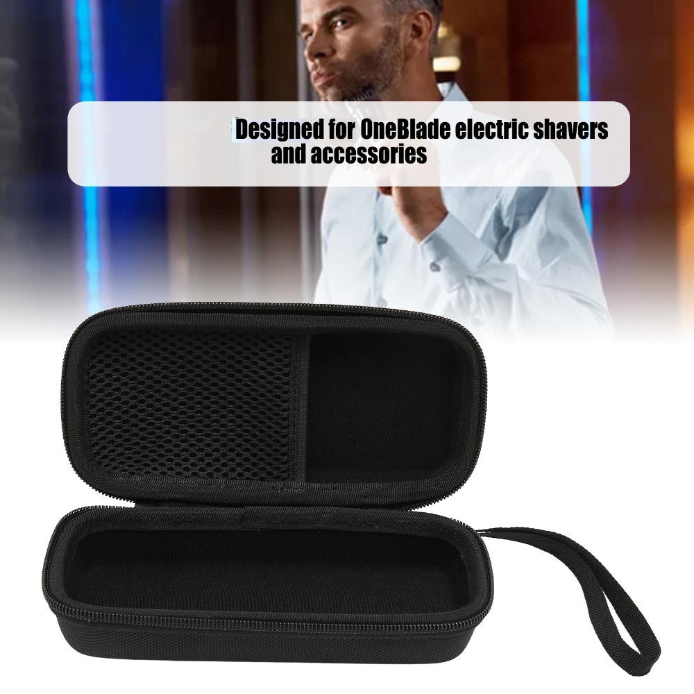 With Mesh Pocket Hard Travel Storage Case for Oneblade Pro QP2520/90/70 Home Storage