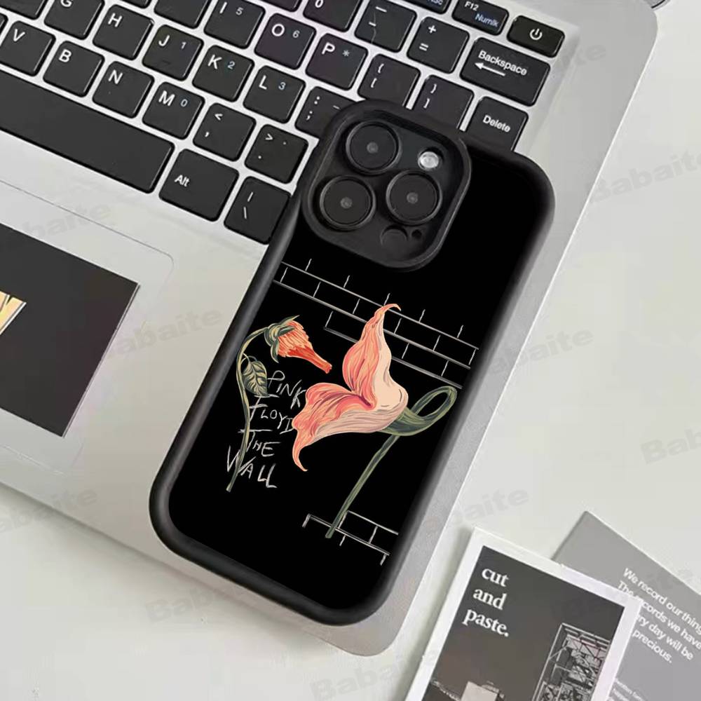 P-Pink-F-Floyds Rock Band For iPhone 17 15 13 12 11 14 Pro Max X XR XS 16 Plus Shockproof Candy Back Cover