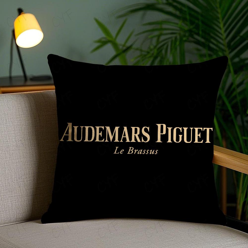 Audemars Piguet Pillow Case Anti-Dustmite Pillowcase Invisible Zipper Silky Short Plush Sofa Cushion Cover