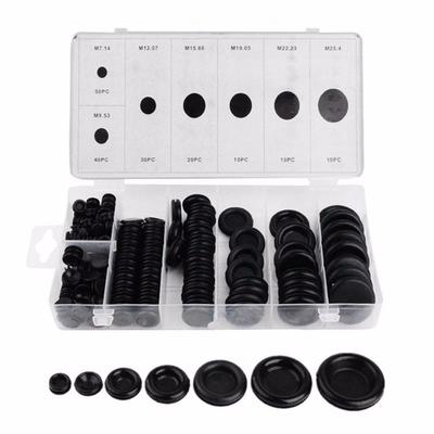 170Pcs Rubber Grommet Firewall Hole Plug Set Electrical Wire Gasket Kit