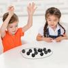 Magnetisches Schach- und Stein-Strategiespiel-Set mit Aufbewahrungstasche Tragbares Reise-Brettspiel für Kinder & Erwachsene Strategie-Magnetspiel