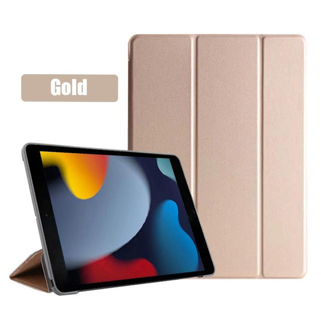 Funda Ipad 10"2 2021 Hülle PU-Leder dreifach faltbare E-Book-Hülle für IPad 9 10.2 Hülle Tablets Hülle IPad 9. Generation Standhülle