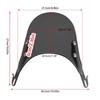 Motorcycle Wind Deflector Universal Motorcycle Modification Windshield Windscreen for 4''-7'' Headlights, 3 Colors