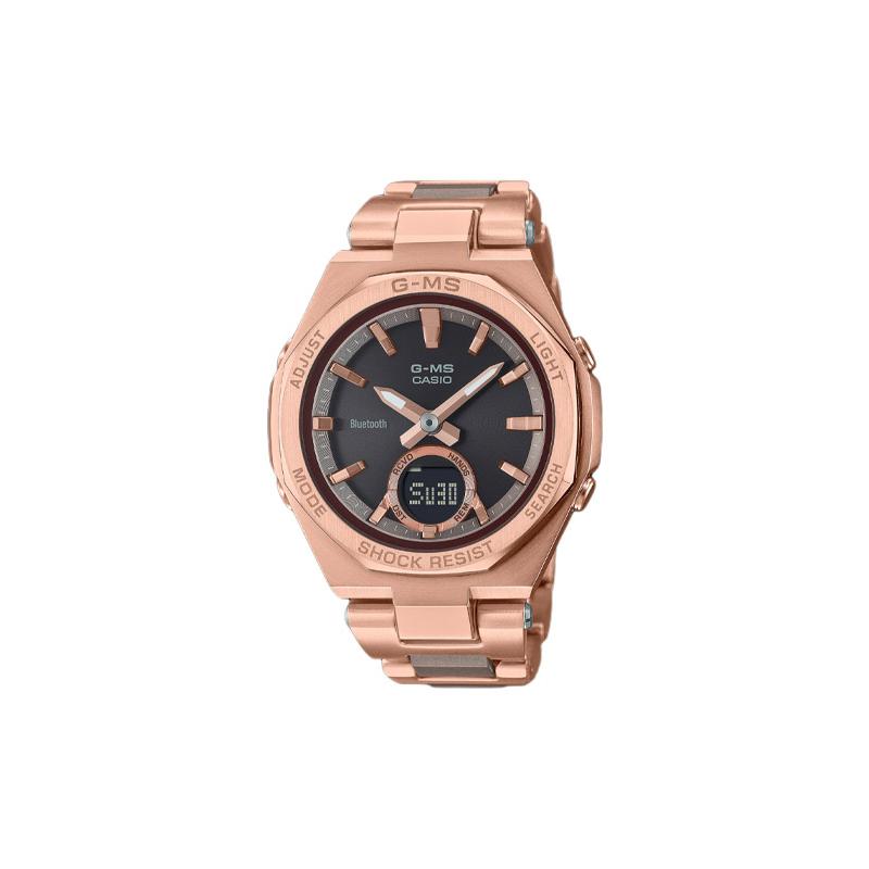 

Casio BABY-GMSG-B100 series solar charging system mobile phone connection function fully automatic calendar quartz movement Japanese MSG-B100CG-5AJF чорний