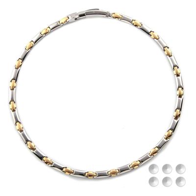 25 Grains Purity Germanium Necklace for Men and Women Pure Titanium Necklace Popular Static Electricity Removal Fashion Jewelry [Hachi] 99.99% (54.0)