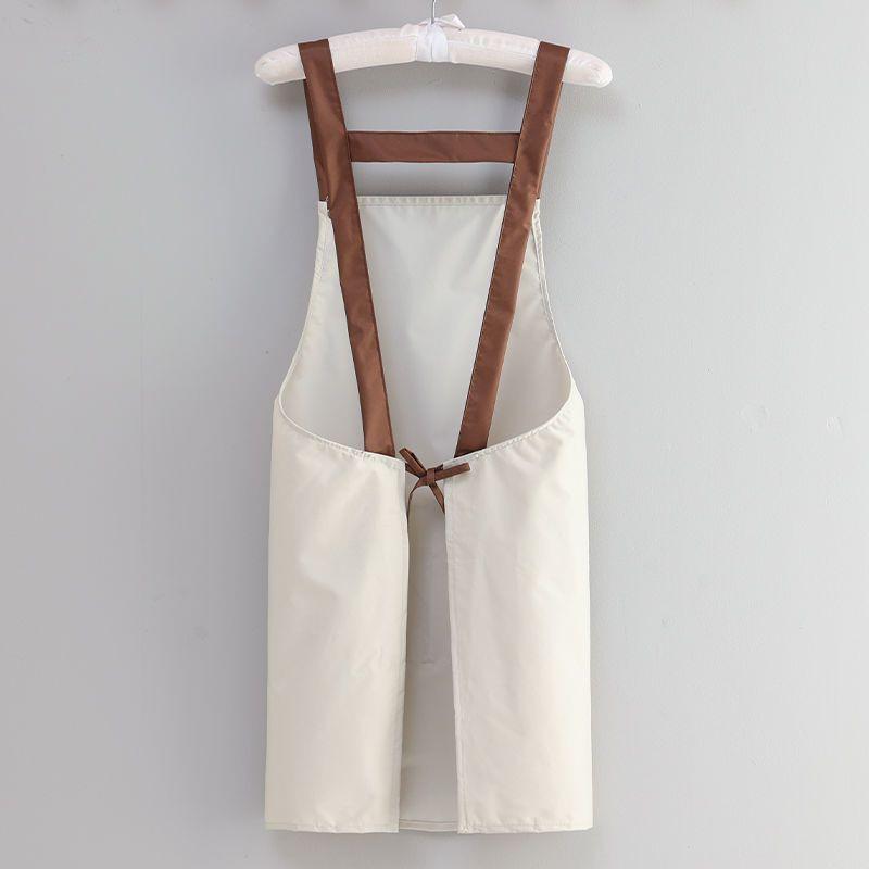 Waterproof and Oil-Proof Kitchen Apron with Convenient Storage for Men and Women