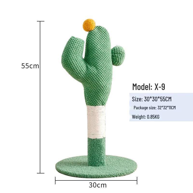 Cactus Cat Tree with Condo & Scratching Post