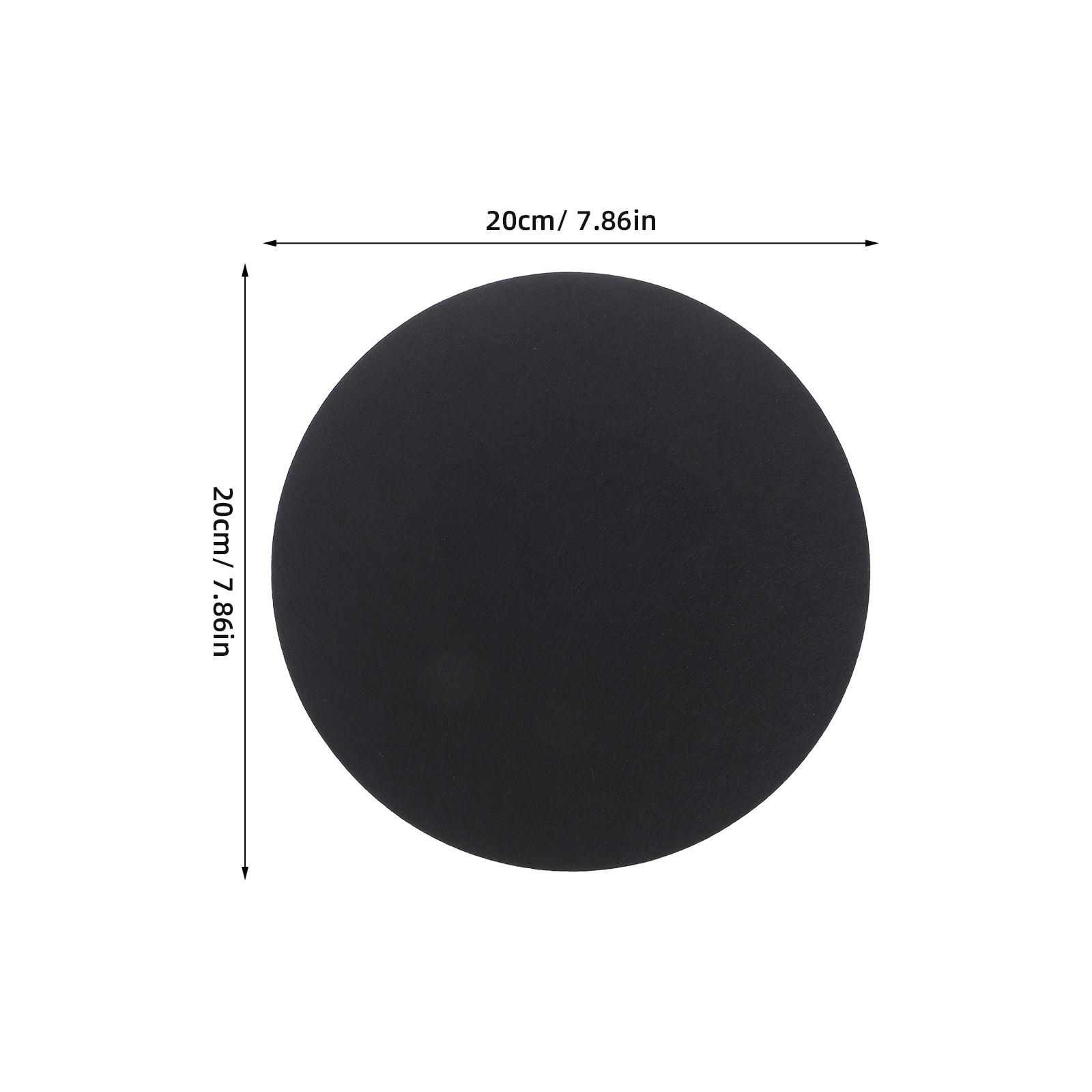 

Double-Sided Absorbent Flower Pot Mat Soft Water Retentive Non-Slip Floor Protector for Gardens Indoor Outdoor чёрный