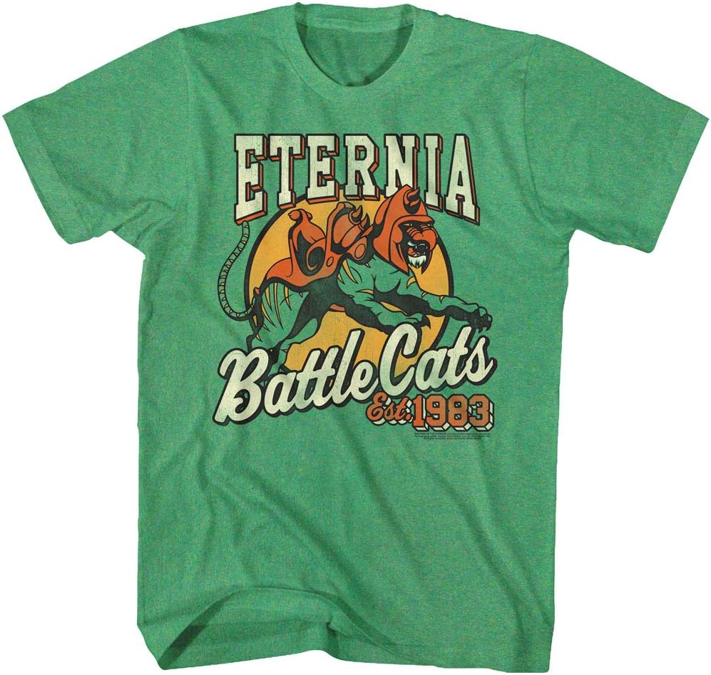 Masters of The Universe TV Series Eternia Battle Cats Est 1983 Adult T-Shirt Tee S разноцветный