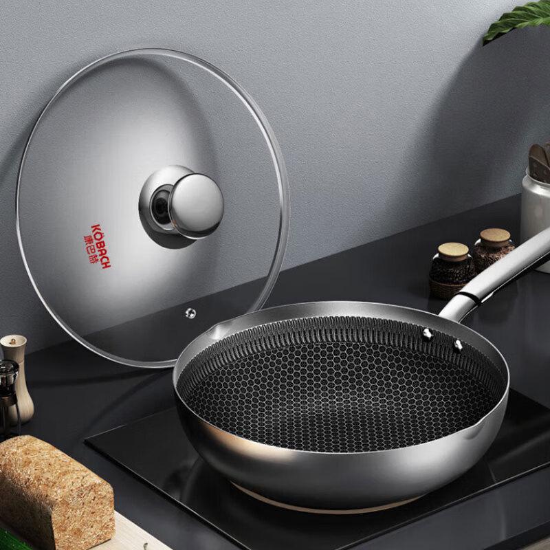 Kangbach 316L Stainless Steel Non-Stick Honeycomb Wok