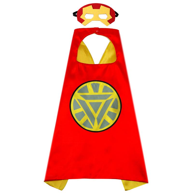 June 1 Kids' Hero Anime Cape: Cartoon Superman, Captain America, Hulk Costume