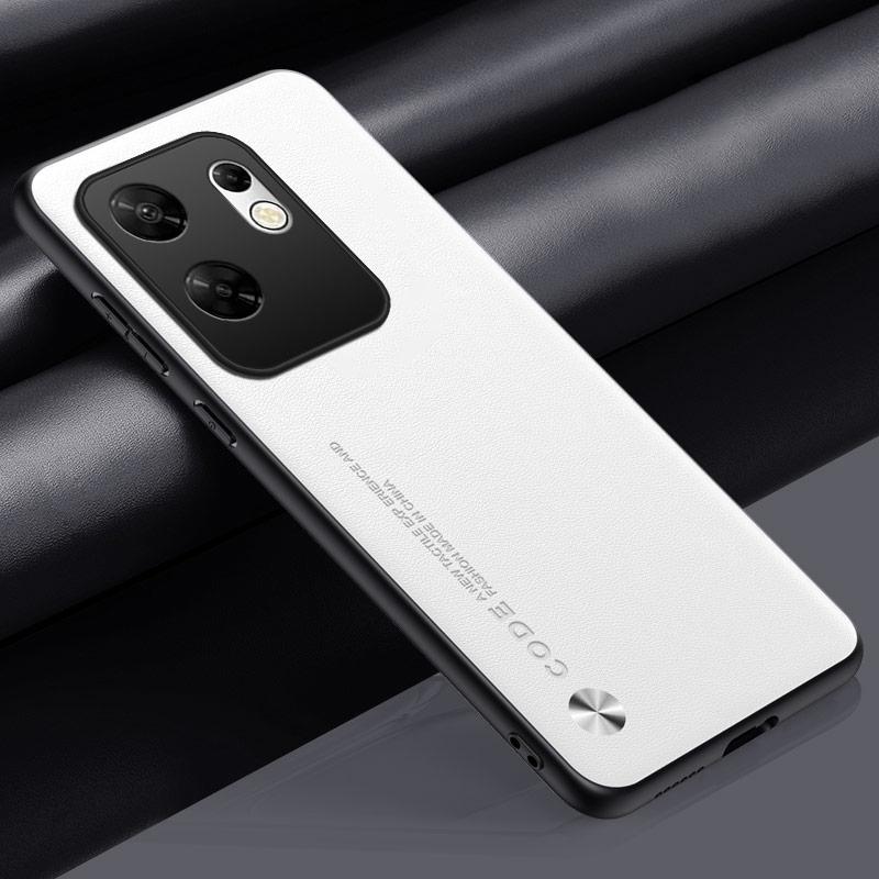 Luxury PU Leather Case For Infinix Zero 30 4G Back Cover Matte Silicone Full Protection Phone Case For Infinix Zero30 4G Coque