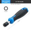 1/4" Mini Ratchet Wrench Set Reversible Ratchet Socket Wrench Hex Bit Driver Cr-V Hand Tools For Bicycle Car Repair Diy