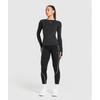 Gymshark Running Long Sleeve Top Black B2c8m Bb2j