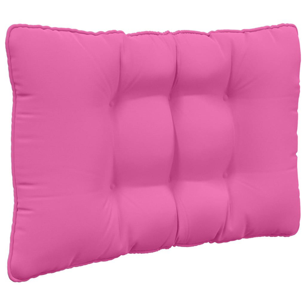 Outdoor Sofa Cushion Set 3 Pcs Pink Polyester