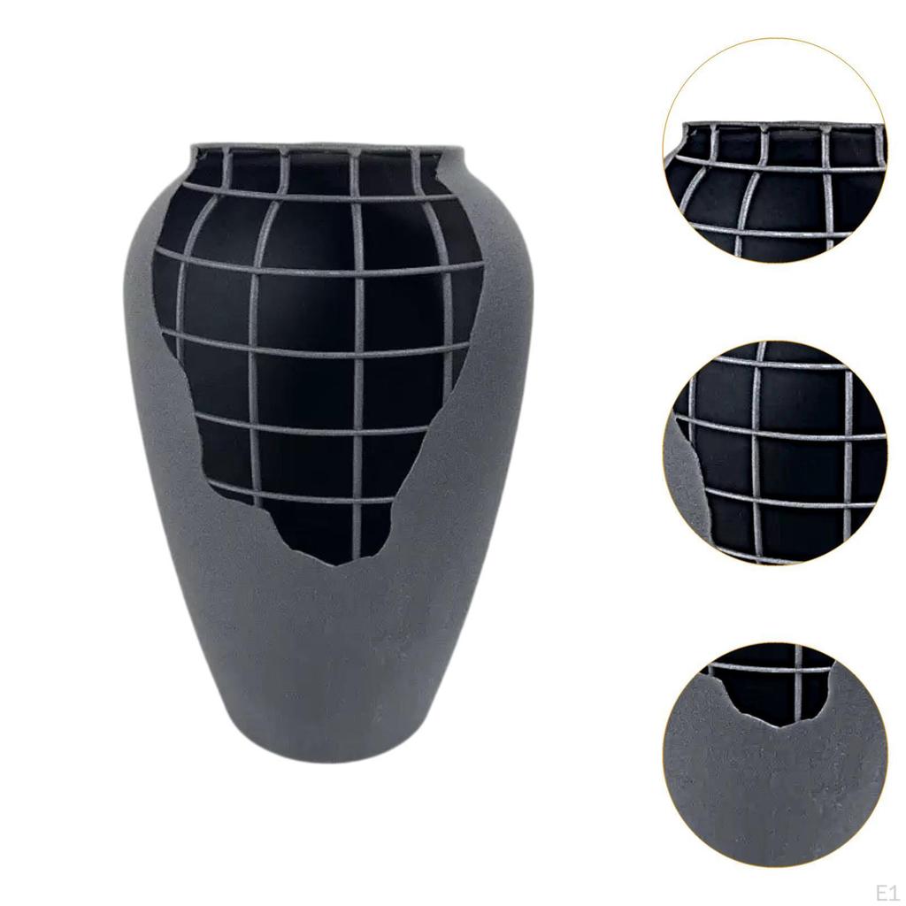 Decorative Iron Art Vase for Tabletop Use Functional Container Flowers