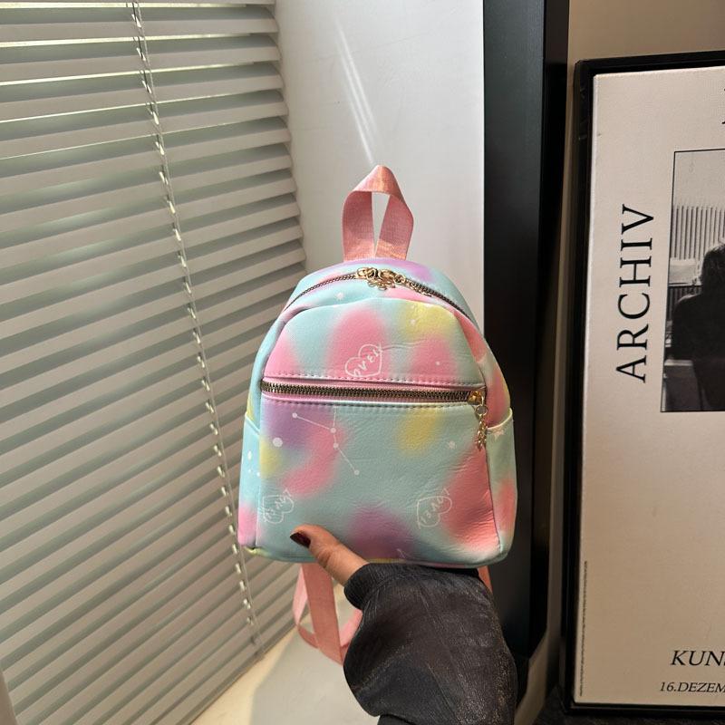 

Trend fresh and beautiful texture summer new popular exquisite color backpack female зелёный