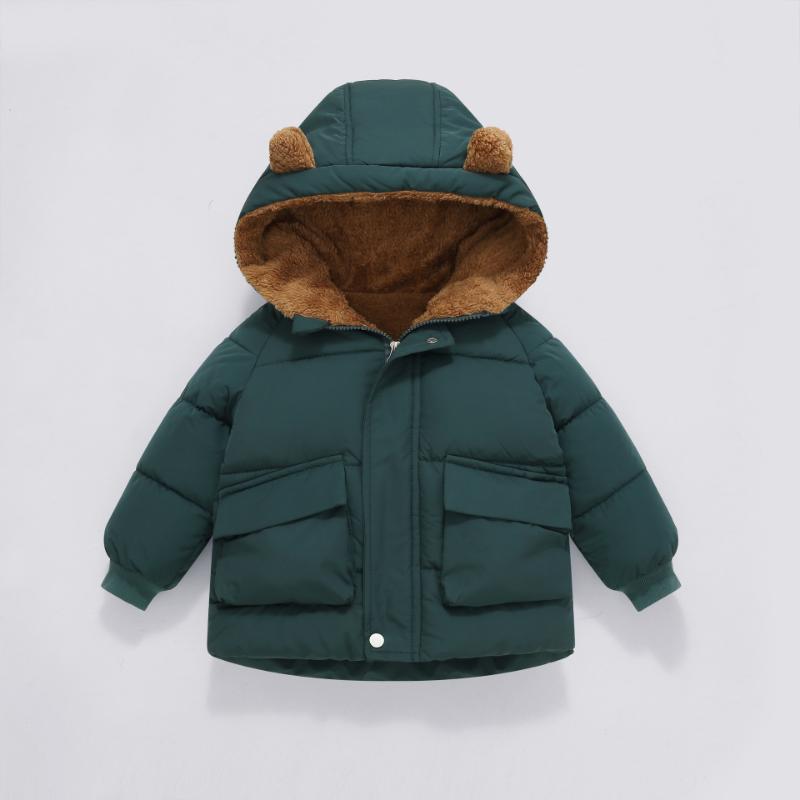 Children's Cotton Coats for Boys and Girls, Baby Cotton Coats, Children's Down Jackets, Plush and Thick Short