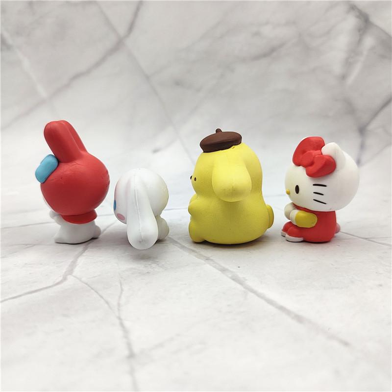 Adorable My Melody Figurine Pvc Anime Collectible Cute Car Dashboard Decor