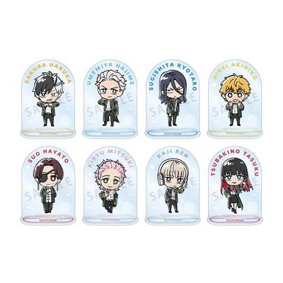 Anime de TV "WIND BREAKER" Suportes Acrílicos de Personagens Chibi para Colecionar Caixa com 8