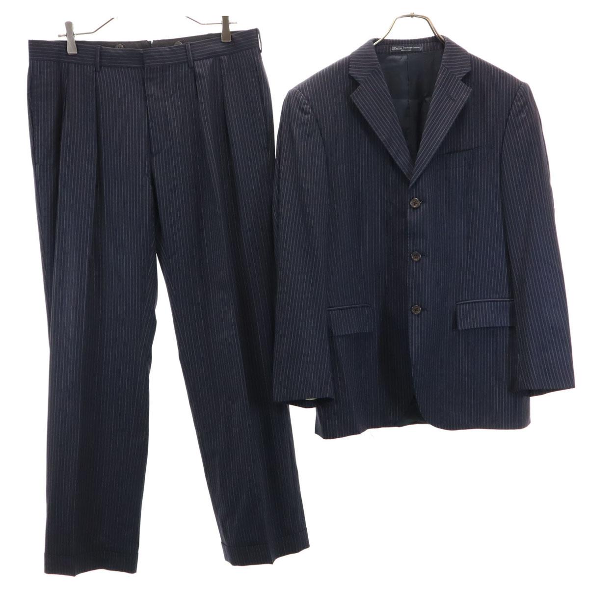 

Polo by Ralph Lauren сделано в Италии Костюм в полоску Комплект 38S Темно-синий Мужской Б/У