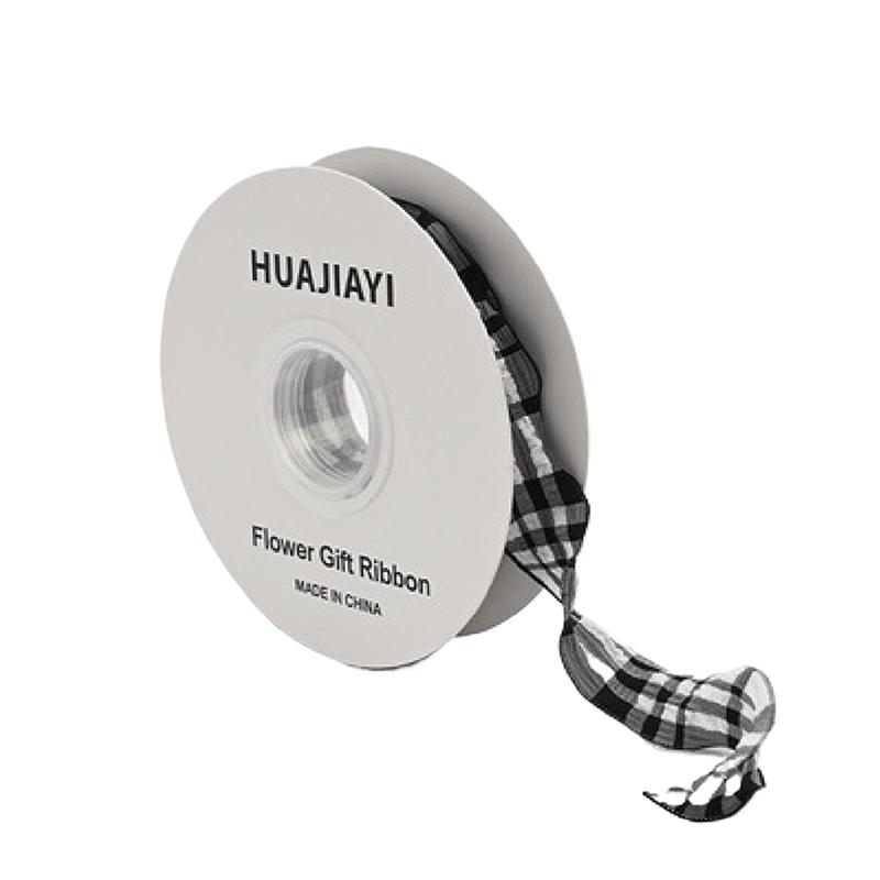 

2.5Cm Plaid Pleated Ribbon Ribbon Diy Handmade Crafts Materials Bouquet Packaging Materials Clothing Accessories