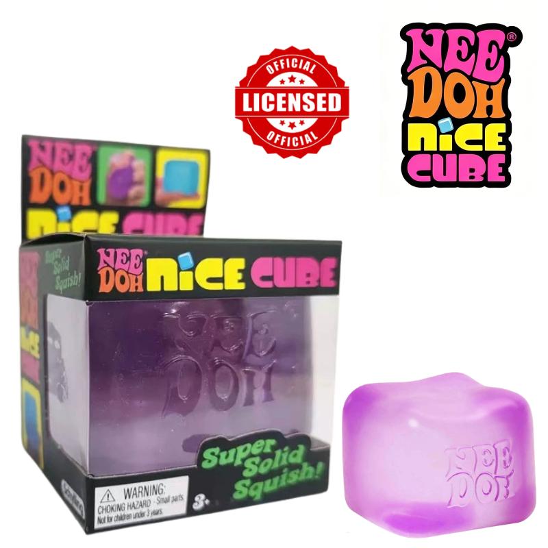2026 New NeeDoh Fidget Toy Nice Cube Squishy Squeeze Jellyfish Cube Surprise Stress Relief Squeeze Party Gift