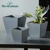 Eco-friendly Square PP Plastic Pots-Durable Lightweight Compact Design Modern Style for Indoor Use