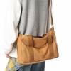 Canvas Bag Women's Crossbody Bag Men's Lightweight Commuting Shoulder Bag Large Capacity Student Class Bag