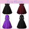 Gothic Victorian Era Ladies Evening Dress Queen Costume Ball Gown Factory Stock