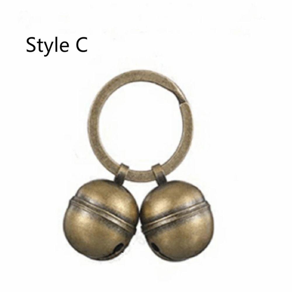 Collar Key Rings Bell Pendant DIY For Christmas Tree Jingling Bells Cat Bell Pet Pendant Key Ring