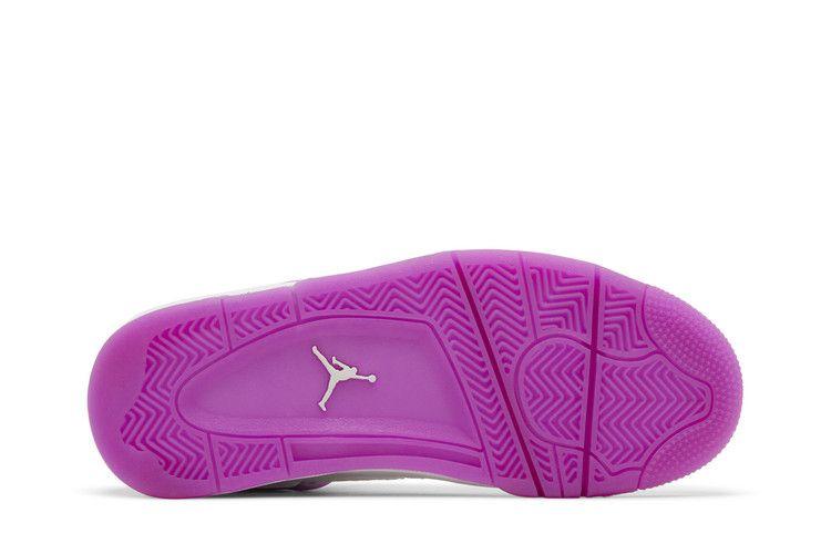 Kids' Sneakers Nike Jordan 4 Retro Hyper Violet (GS) White/Hyper Violet