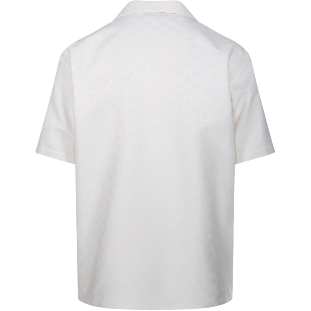 Gucci FW25 Lido Collection Shirt Men's White 814694-Z7AHL-9000